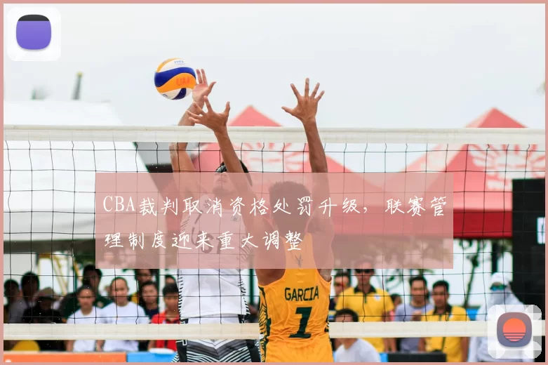 CBA裁判取消资格处罚升级，联赛管理制度迎来重大调整