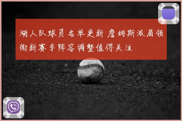 湖人队球员名单更新 詹姆斯浓眉领衔新赛季阵容调整值得关注